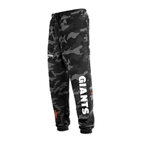 Men's New Era Black San Francisco Giants Camo Jogger Pants