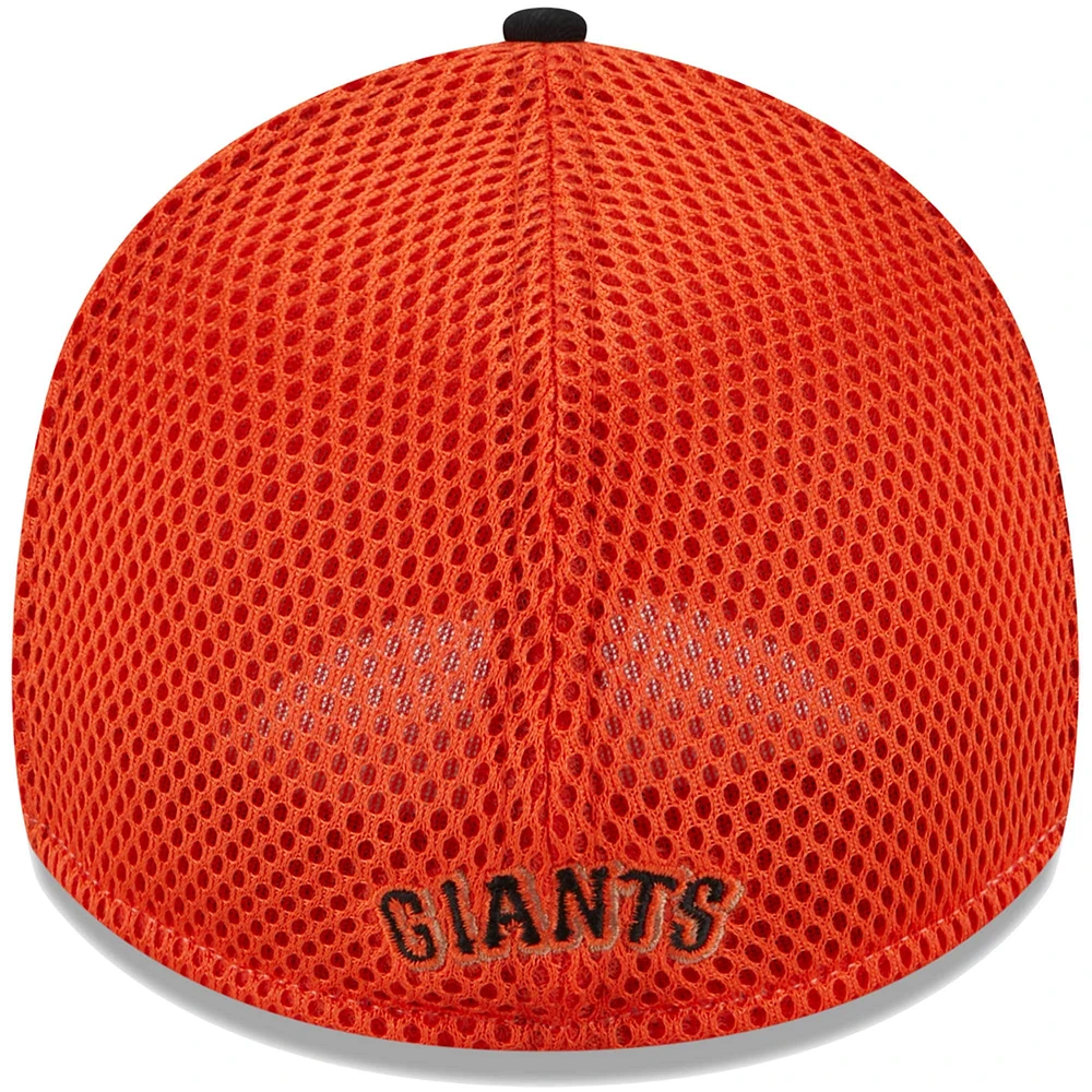 Men's New Era Black San Francisco Giants Team Neo 39THIRTY Flex Hat