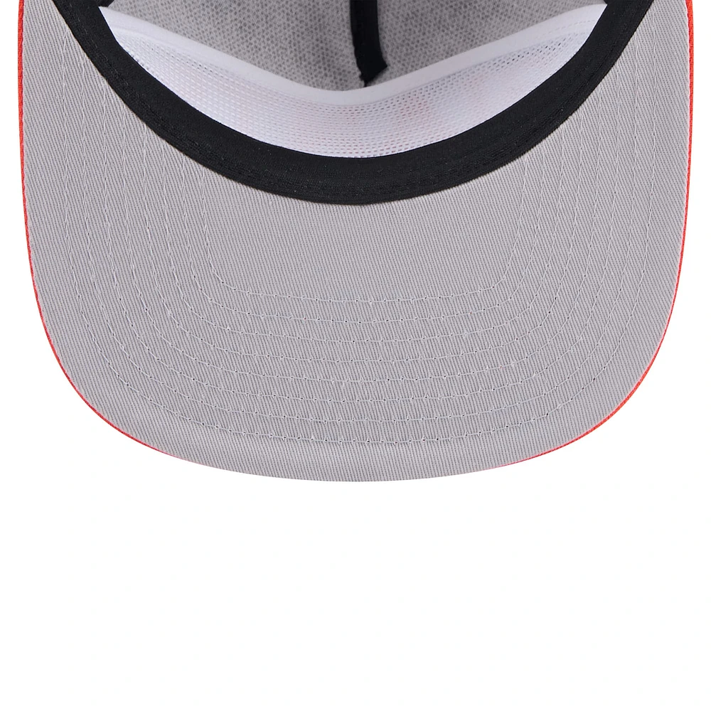 Men's New Era Black San Francisco Giants Throwback Meshback Golfer Hat