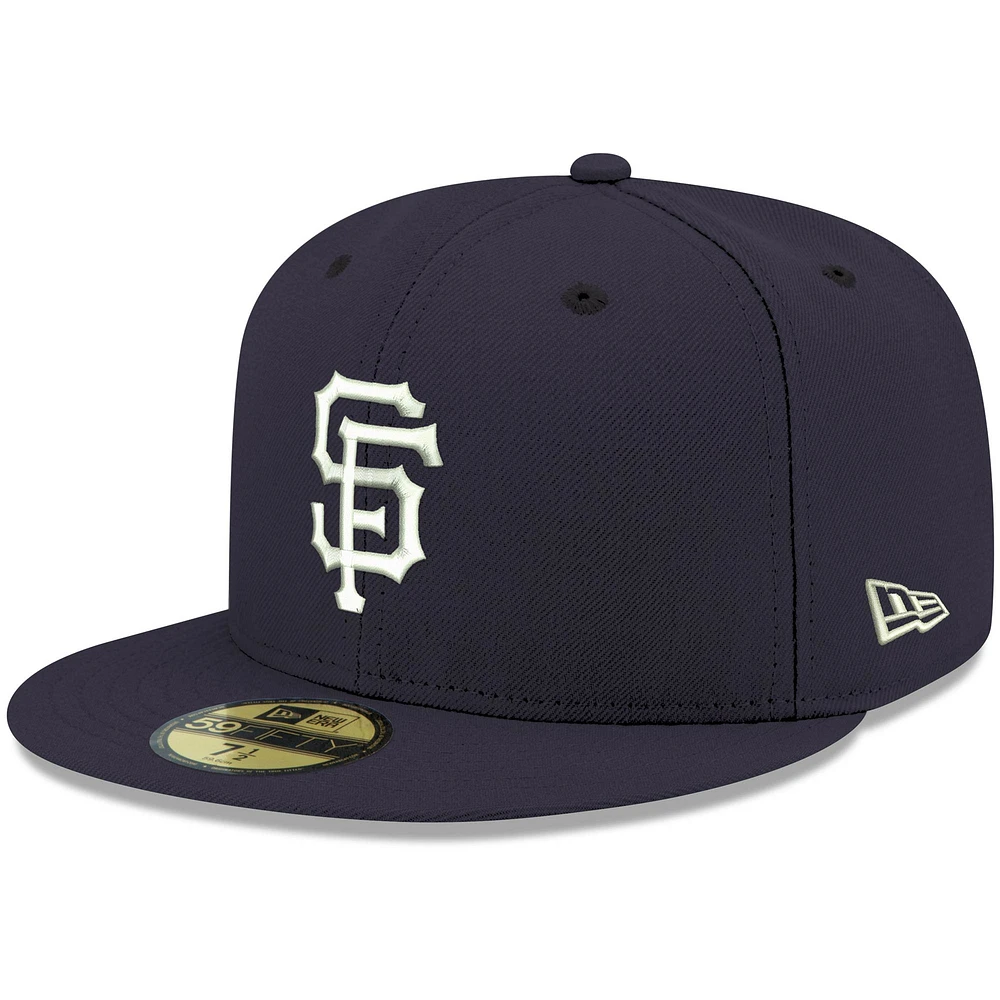 Casquette ajustée 59FIFTY bleu marine avec logo San Francisco Giants pour homme New Era