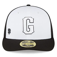 Men's New Era  White/Black San Francisco Giants 2023 On-Field Batting Practice Low Profile 59FIFTY Fitted Hat