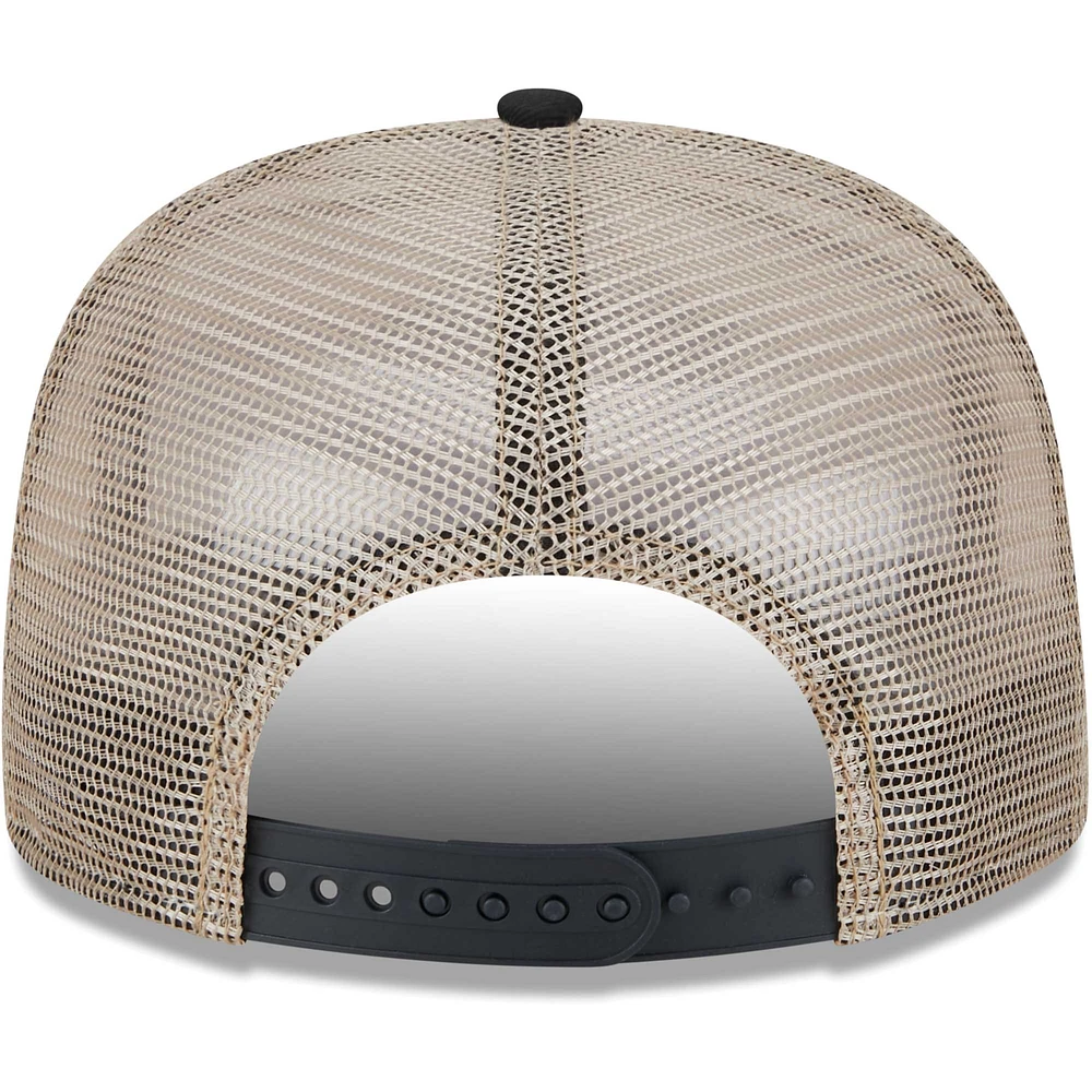 Casquette Snapback 9FIFTY Trucker Snapback avec cadre en A des Giants de San Francisco pour homme, blanche, New Era