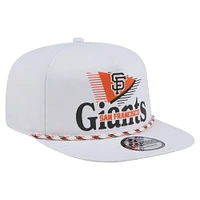 Men's New Era  White San Francisco Giants Collide Golfer Snapback Hat