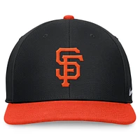 Men's Nike Black/Orange San Francisco Giants Two-Tone Snapback Hat