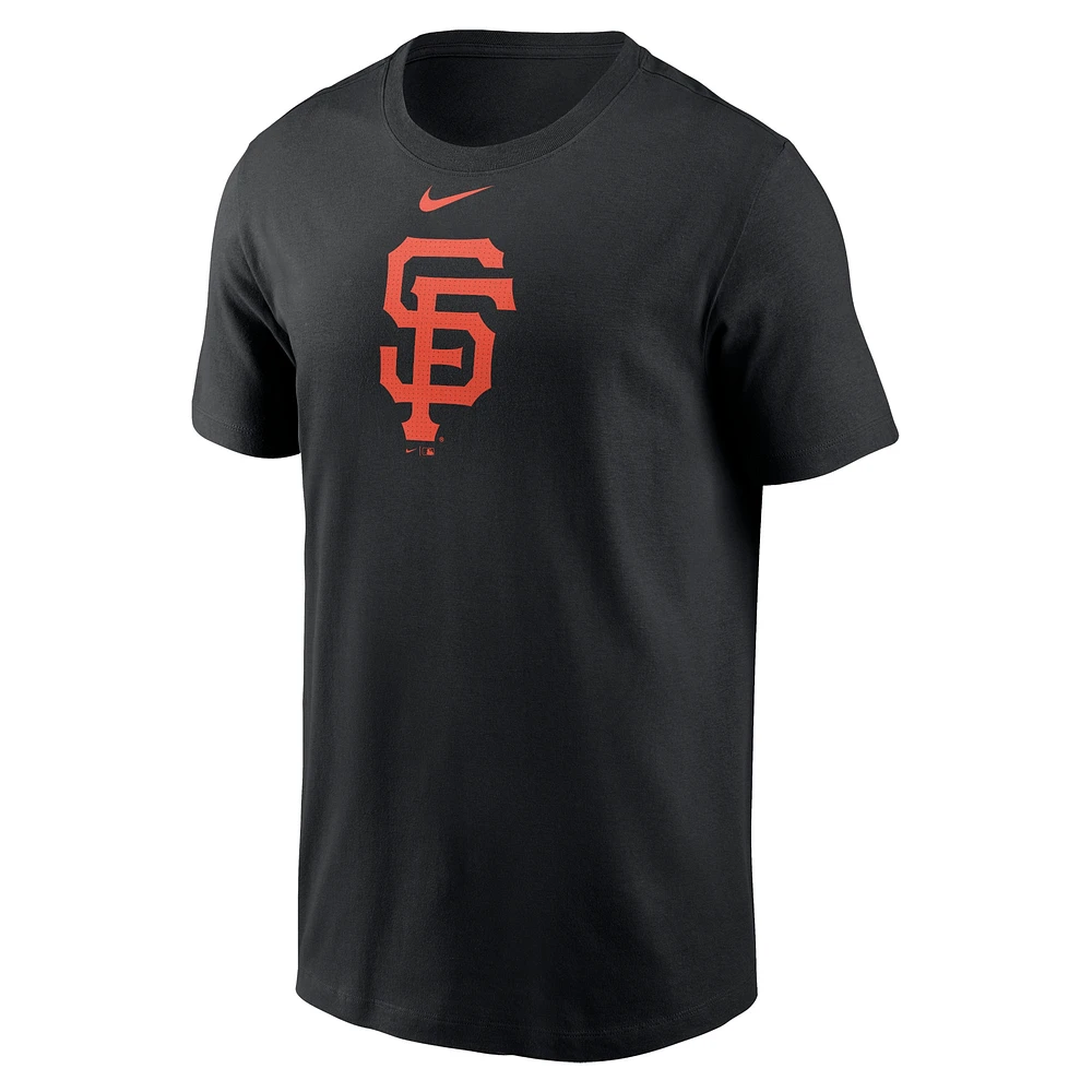 Men's Nike Black San Francisco Giants Fuse Logo T-Shirt
