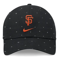 Casquette ajustable Nike San Francisco Giants Primetime Print Club noire pour homme