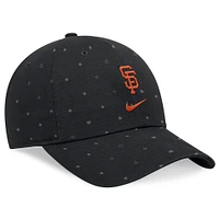 Casquette ajustable Nike San Francisco Giants Primetime Print Club noire pour homme
