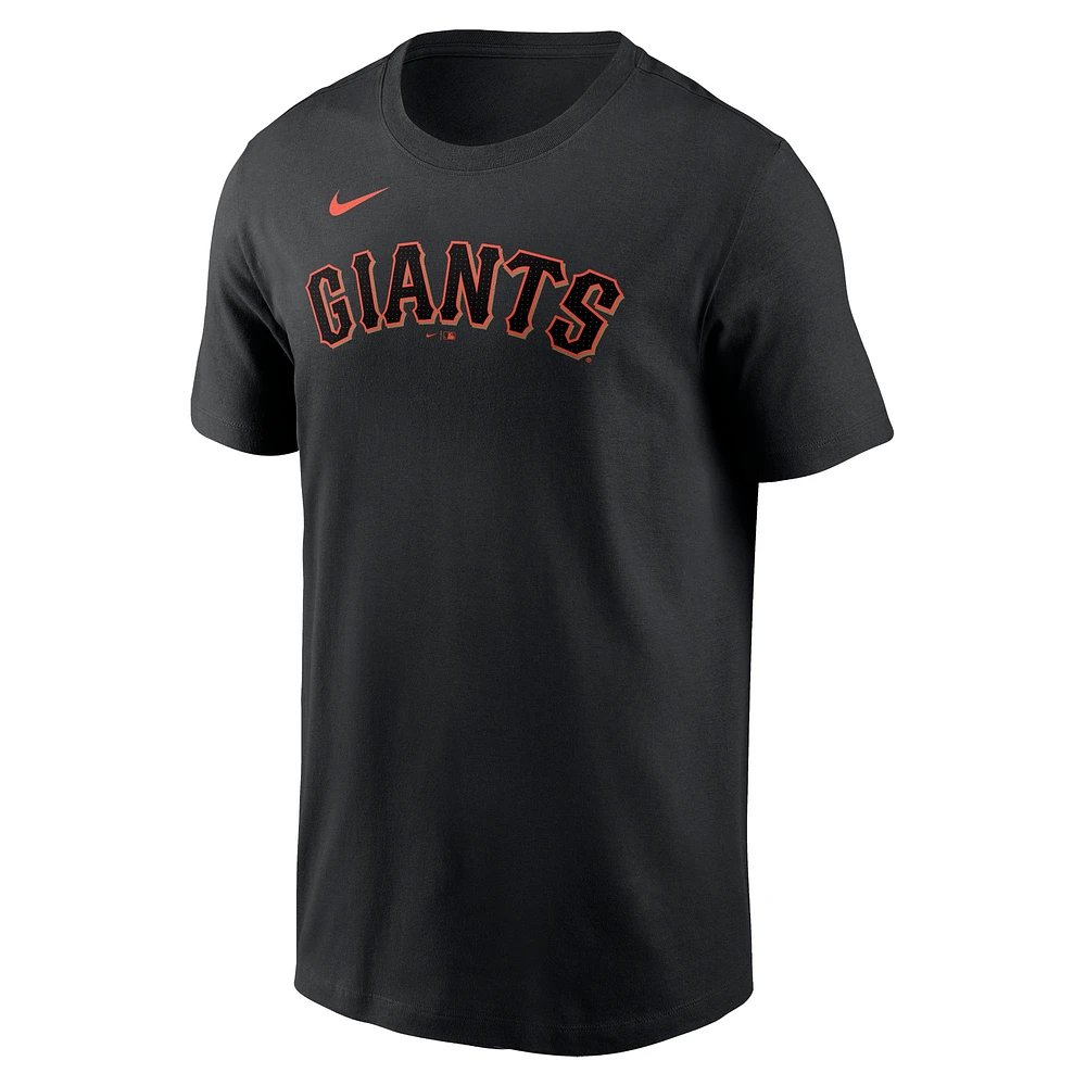 Men's Nike Jung Hoo Lee Black San Francisco Giants  Fuse Name & Number T-Shirt