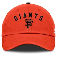 Casquette ajustable Nike Orange San Francisco Giants Cooperstown Collection Club pour homme