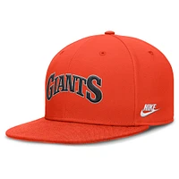 Men's Nike Orange San Francisco Giants Cooperstown True Performance Fitted Hat