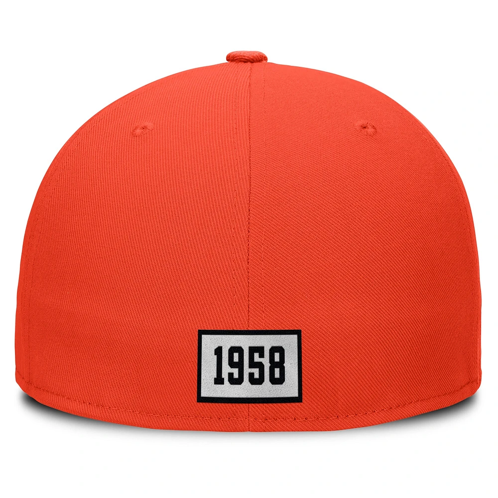 Men's Nike Orange San Francisco Giants Cooperstown True Performance Fitted Hat