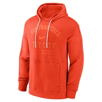 Men's Nike Orange San Francisco Giants Statement Ball Game Pullover Hoodie