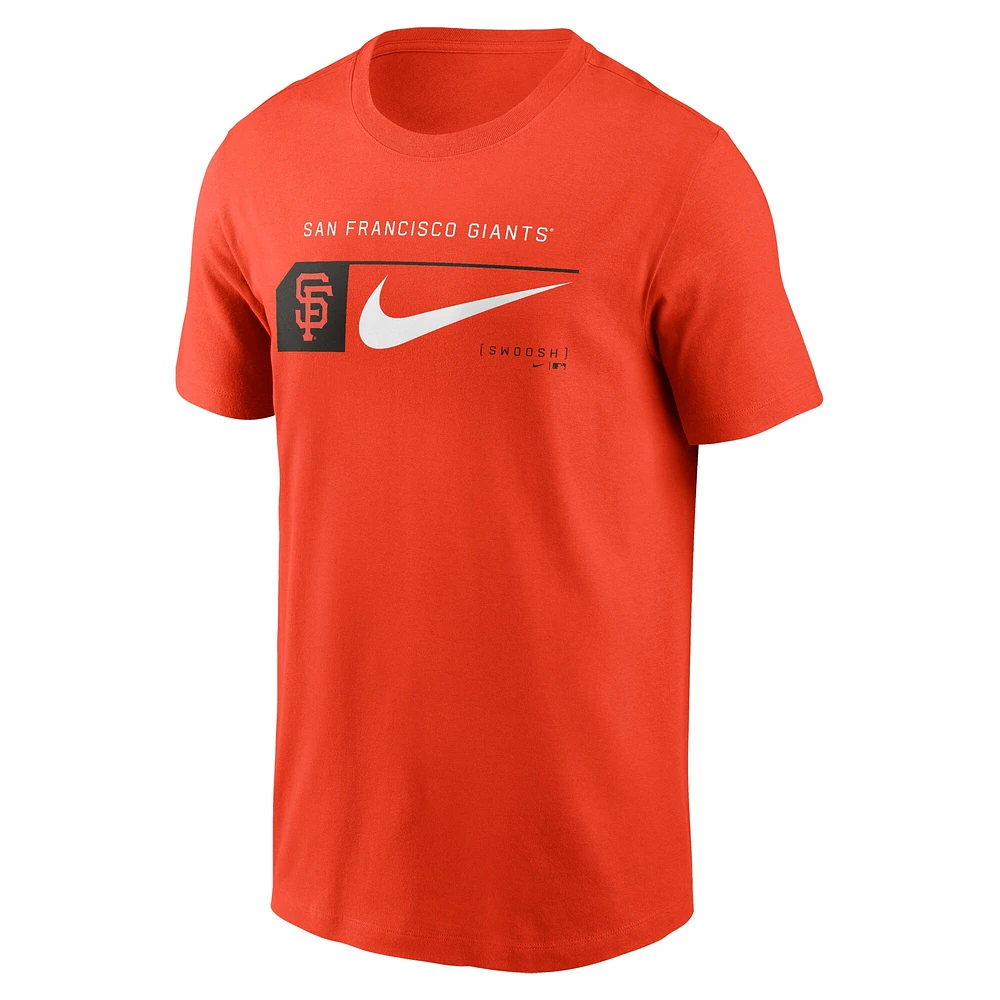 Men's Nike Orange San Francisco Giants Team Swoosh Lockup T-Shirt