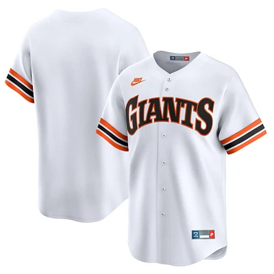 Maillot Nike blanc San Francisco Giants Throwback Cooperstown Collection Limited pour homme