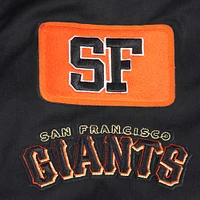 Men's Pro Standard Black San Francisco Giants Area Code Twill Full-Zip Jacket