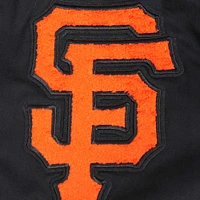 Men's Pro Standard Black San Francisco Giants Area Code Twill Full-Zip Jacket