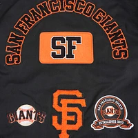 Men's Pro Standard Black San Francisco Giants Area Code Twill Full-Zip Jacket