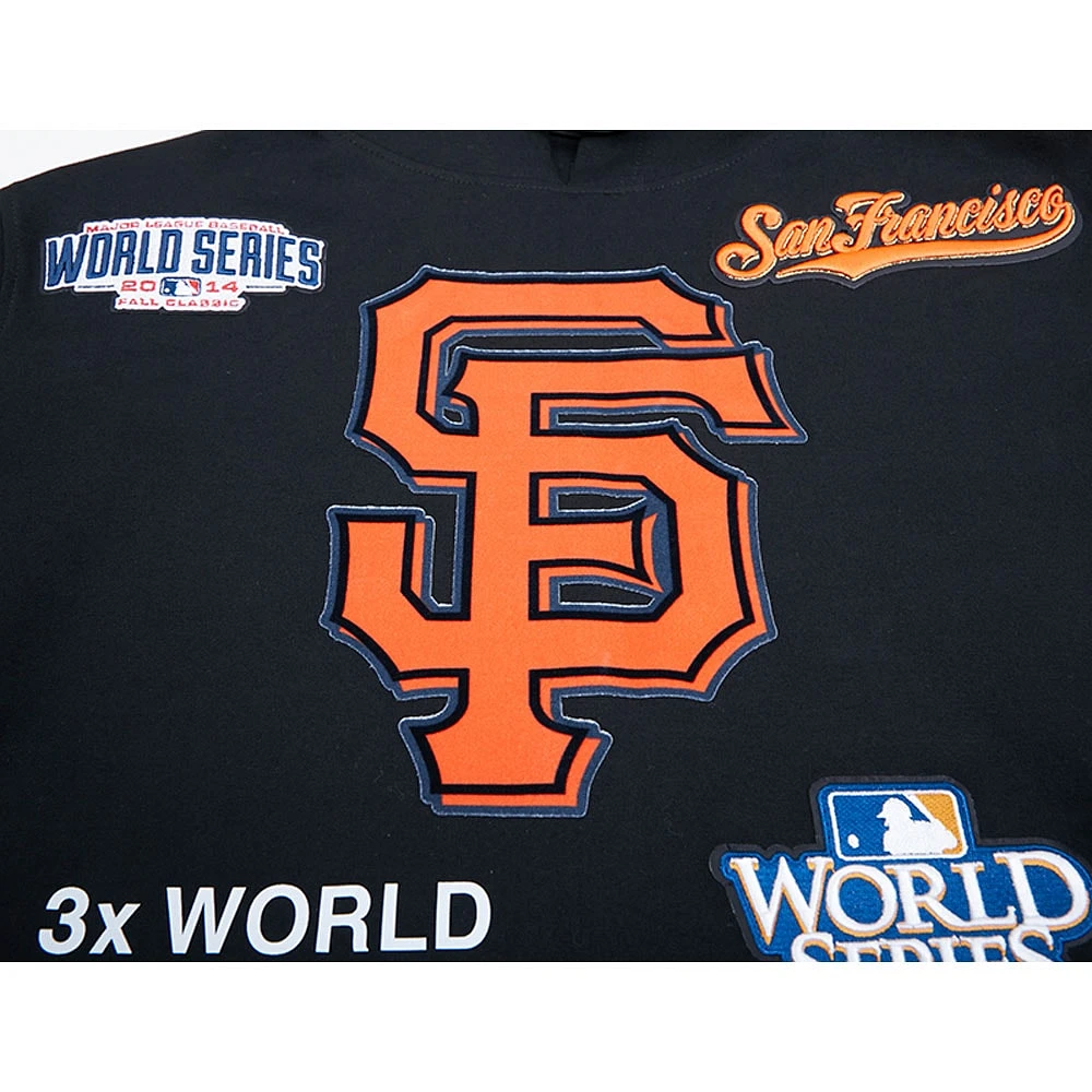 Men's Pro Standard Black San Francisco Giants Championship Pullover Hoodie