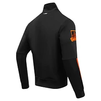Men's Pro Standard Black San Francisco Giants Fast Lane Full-Zip Track Jacket