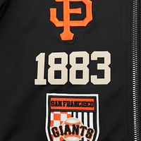 Men's Pro Standard Black San Francisco Giants Fast Lane Full-Zip Track Jacket