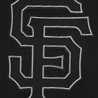 Men's Pro Standard Black San Francisco Giants Paint The City Dropped Shoulder Pullover Sweatshirt