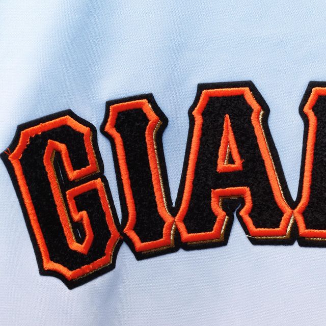 T-shirt Pro Standard pour homme bleu/rose San Francisco Giants Ombre