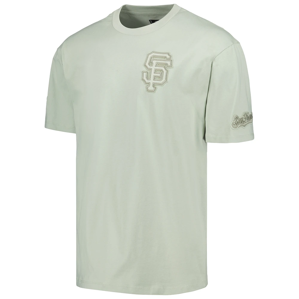 Men's Pro Standard Mint San Francisco Giants Neutral CJ Dropped Shoulders T-Shirt