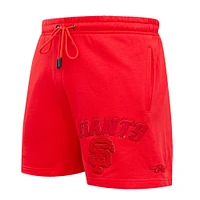 Men's Pro Standard San Francisco Giants Triple Red Classic Shorts