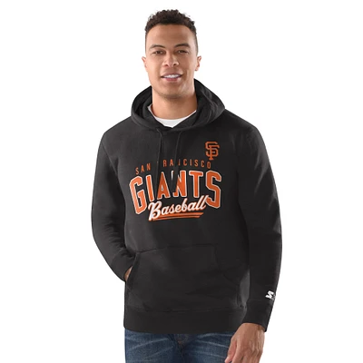 Sweat à capuche classique noir Starter des Giants de San Francisco pour homme
