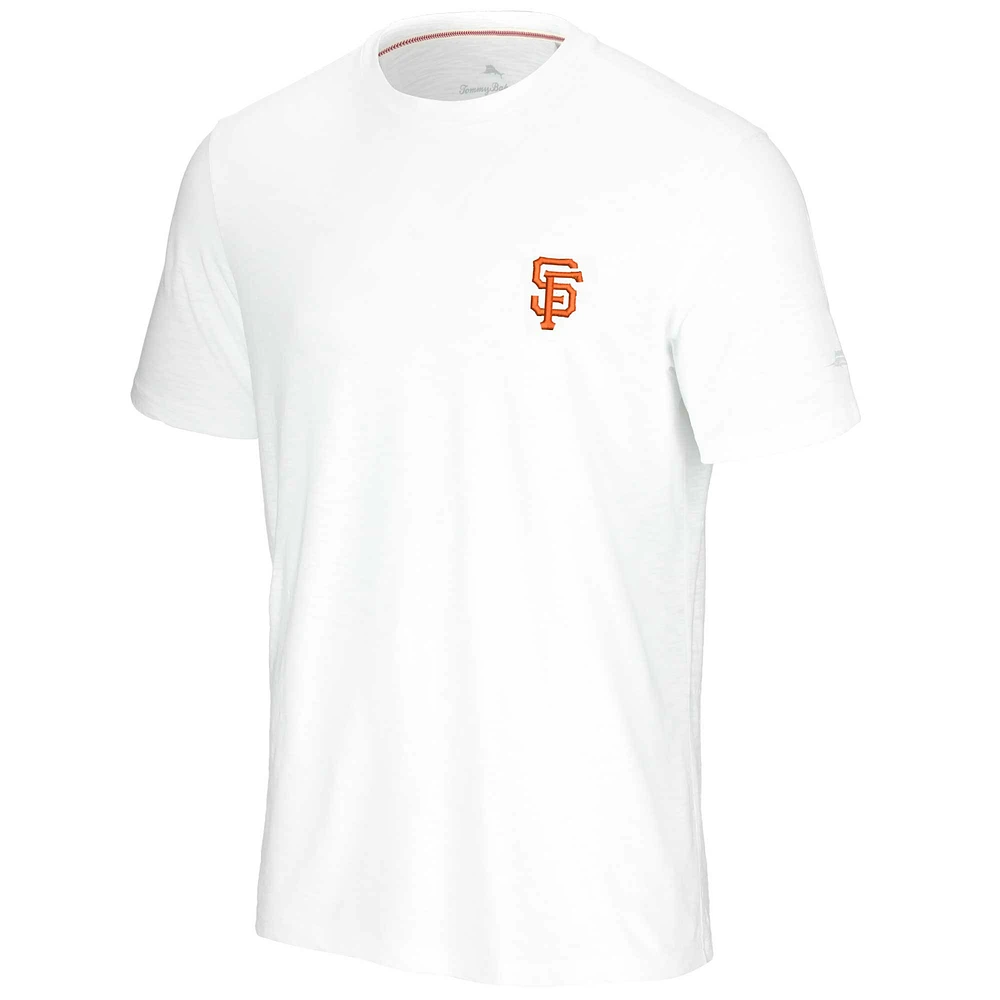 Men's Tommy Bahama  White San Francisco Giants Playa Ball T-Shirt
