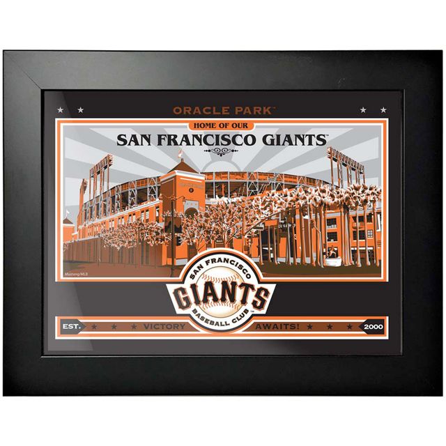 Giants de San Francisco - Photo encadrée de 12 `` x 16 '' Oracle Park Wins Collection
