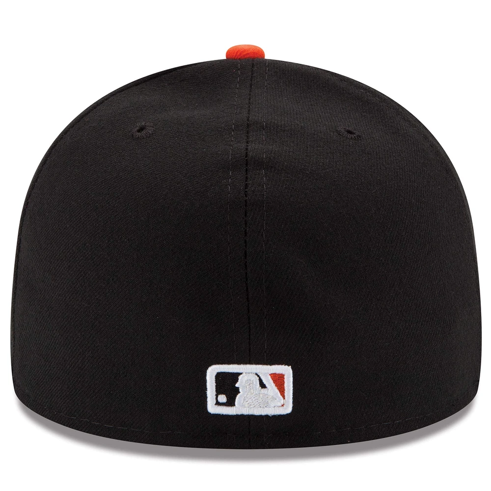 San Francisco Giants New Era Authentic Collection On Field 59FIFTY - Fitted Structured Hat Black/Orange