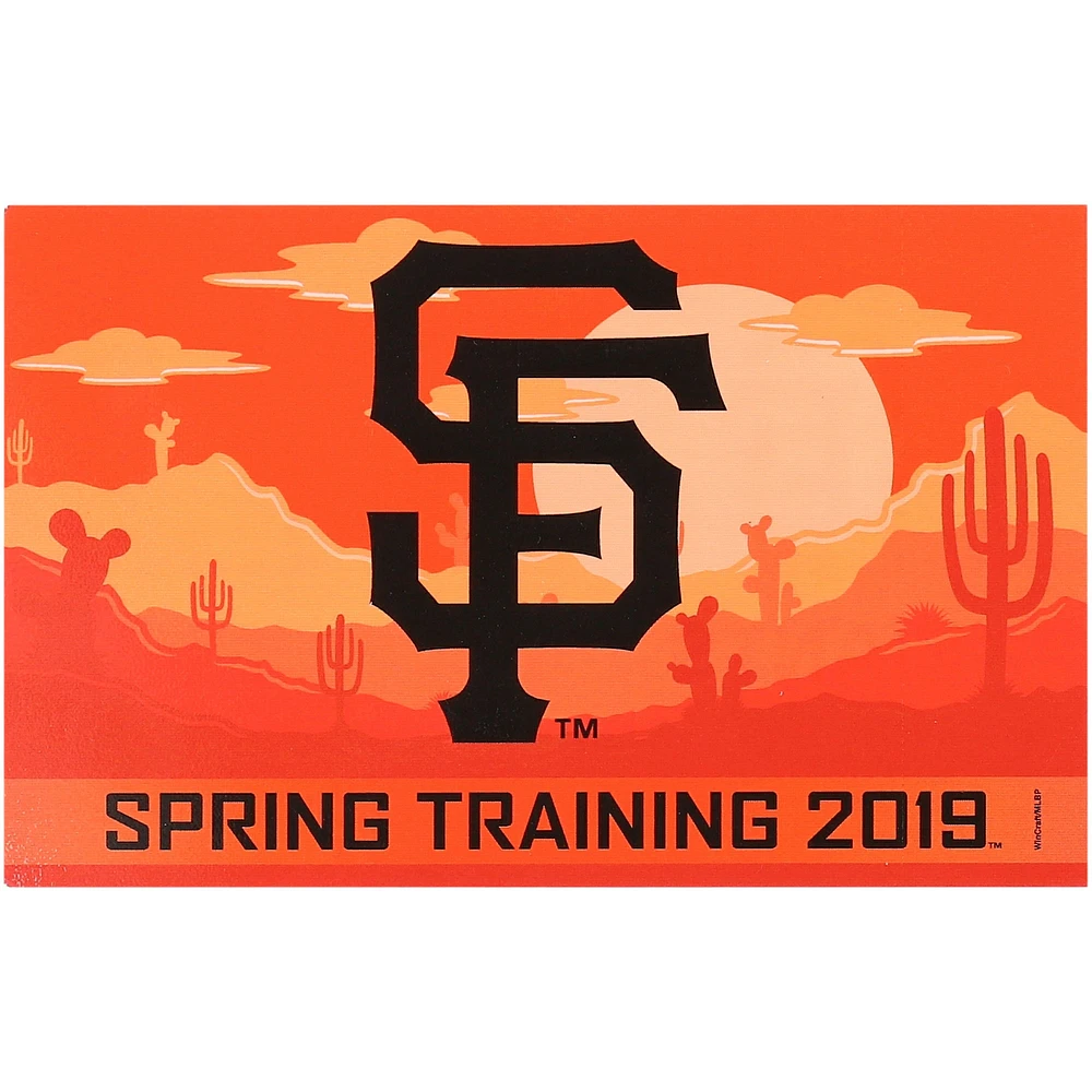 Carte postale d' Entraînement de printemps des Giants de San Francisco de WinCraft 2019
