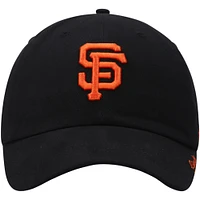 Women's '47 Black San Francisco Giants Team Miata Clean Up Adjustable Hat