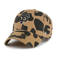 Women's '47 Brown San Francisco Giants Rosette Clean Up Adjustable Hat