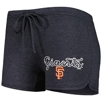 Women's Concepts Sport Charcoal San Francisco Giants Billboard Racerback Tank & Shorts Sleep Set