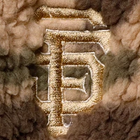 Women's G-III 4Her by Carl Banks Camo San Francisco Giants Sherpa Quarter-Zip Jacket