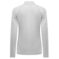 Women's Levelwear White San Francisco Giants Kinetic Insignia 2.0 Raglan Quarter-Zip Top