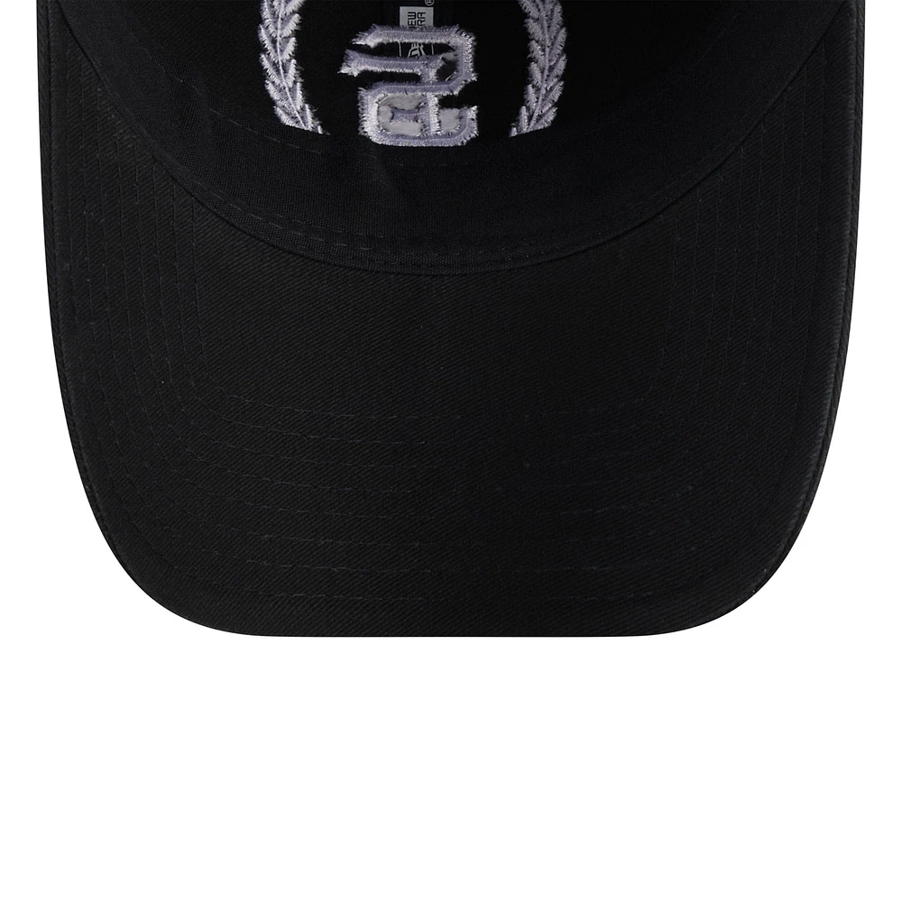 Women's New Era Black San Francisco Giants Leaves 9TWENTY Adjustable Hat