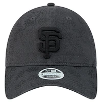 Women's New Era Black San Francisco Giants Tonal Floral 9TWENTY Adjustable Hat