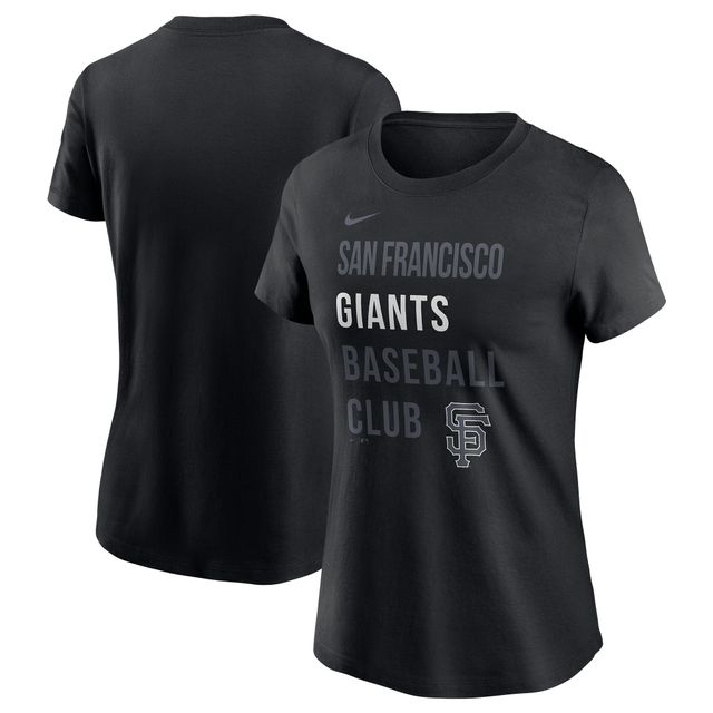 T-shirt Nike noir San Francisco Giants Baseball Club pour femme