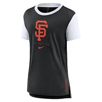 Haut Nike noir San Francisco Giants Local Touch Fashion pour femme