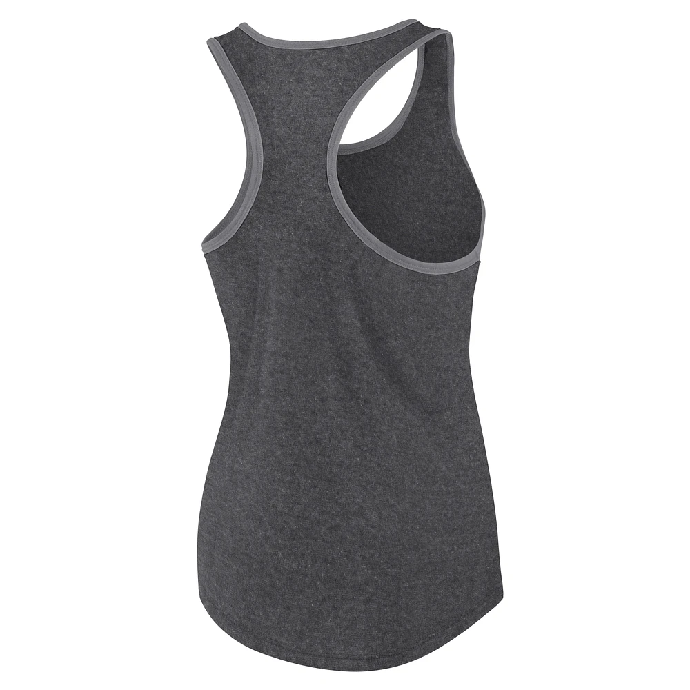 Women's Profile Black San Francisco Giants Plus Racerback Tank Top