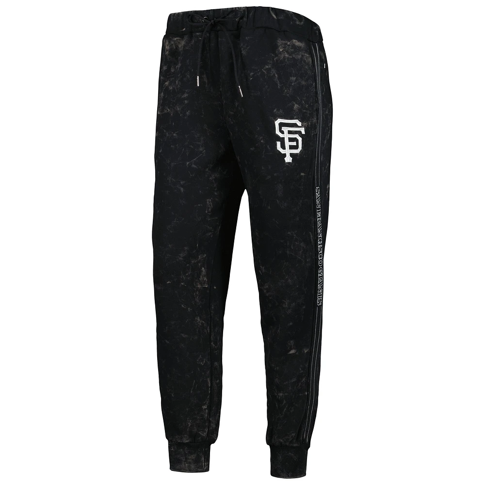 Women's The Wild Collective Black San Francisco Giants Marble Jogger Pants
