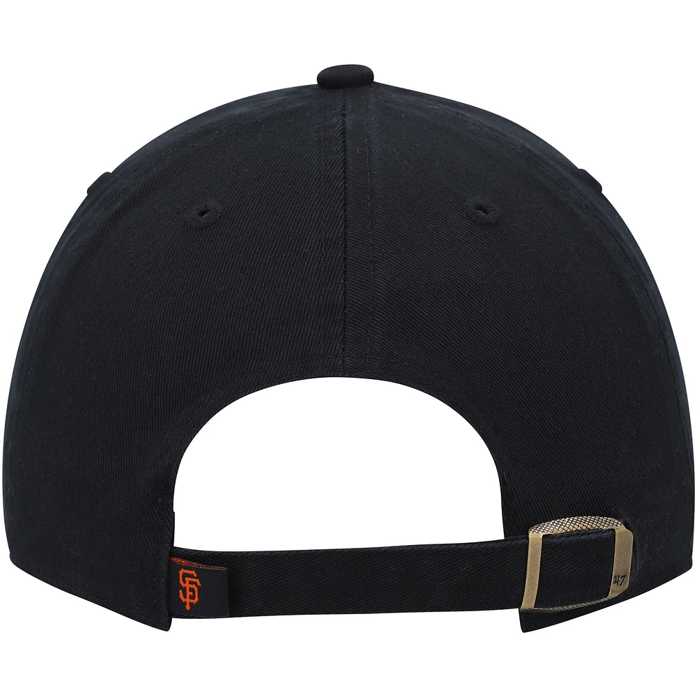 Youth '47 Black San Francisco Giants Clean Up Adjustable Hat