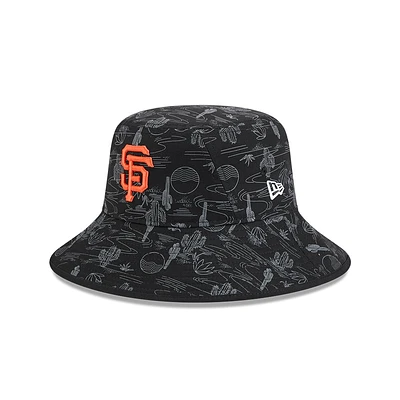 Bob bob imprimé San Francisco Giants 2025 Spring Training New Era noir pour jeunes