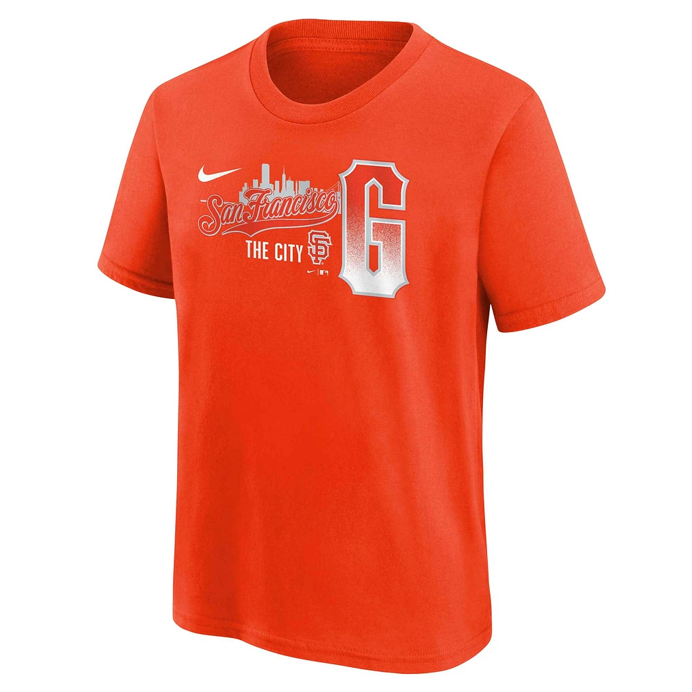 Youth Nike Orange San Francisco Giants 2023 City Connect Team T-Shirt