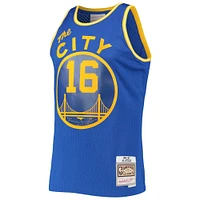 Men's Mitchell & Ness Al Attles Royal San Francisco Warriors 1966/1967 Hardwood Classics Swingman Jersey