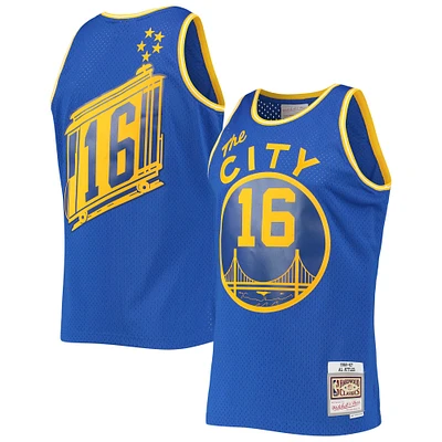 Maillot Swingman Mitchell & Ness Al Attles Royal San Francisco Warriors 1966/1967 pour homme