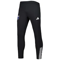Men's adidas Black San Jose Earthquakes 2023 On-Field Team Crest AEROREADY Training Pants